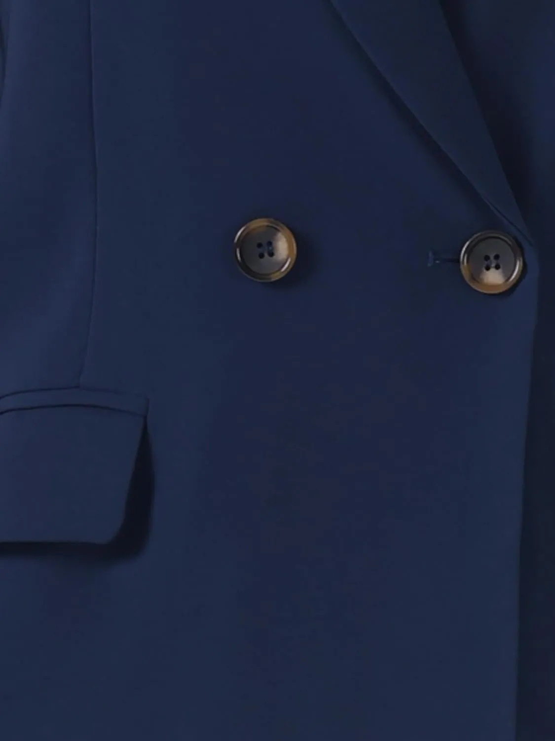 Agnes Orinda Plus Size Blazers for Women Lapel Button with Pocket Office Work Jackets Long Blazer