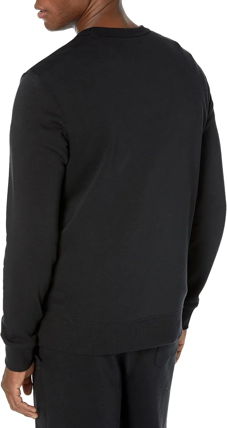 Amazon Essentials Men's Crewneck Sweatshirt, Lightweight Long-Sleeve French Terry (Available in Big & Tall)