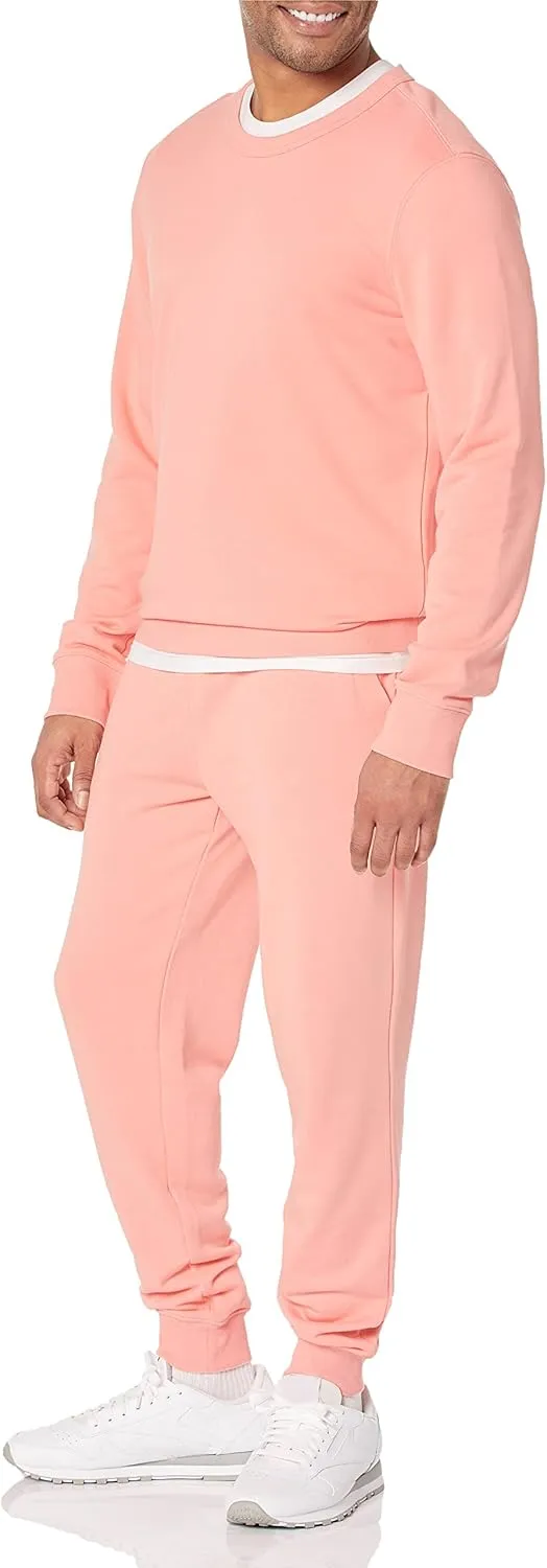 Amazon Essentials Men's Crewneck Sweatshirt, Lightweight Long-Sleeve French Terry (Available in Big & Tall)