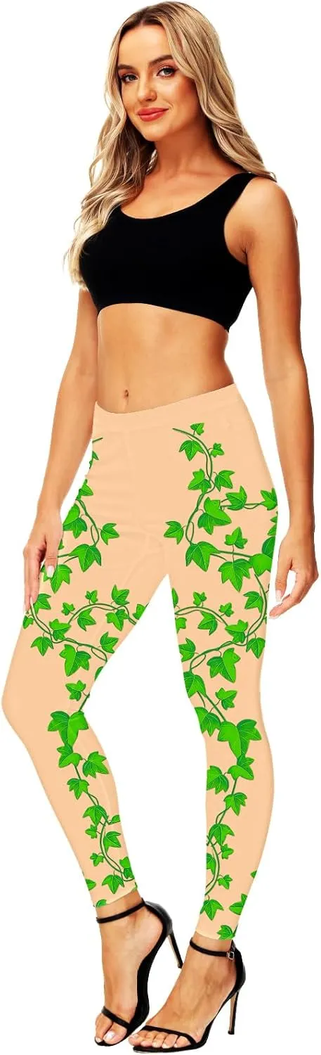 AOBUTE Women's Halloween Leggings Stretchy Printed Legging Tights