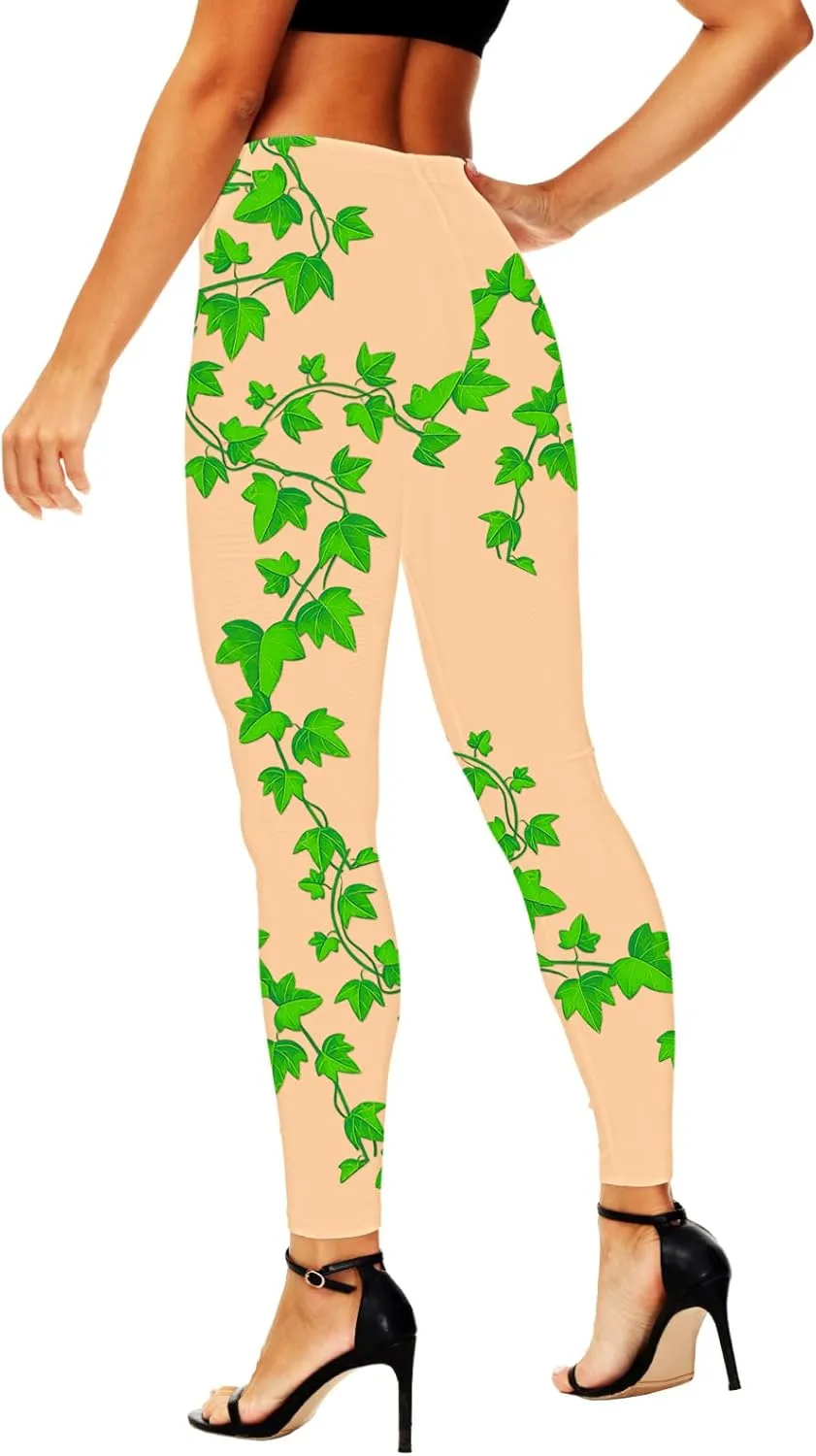 AOBUTE Women's Halloween Leggings Stretchy Printed Legging Tights