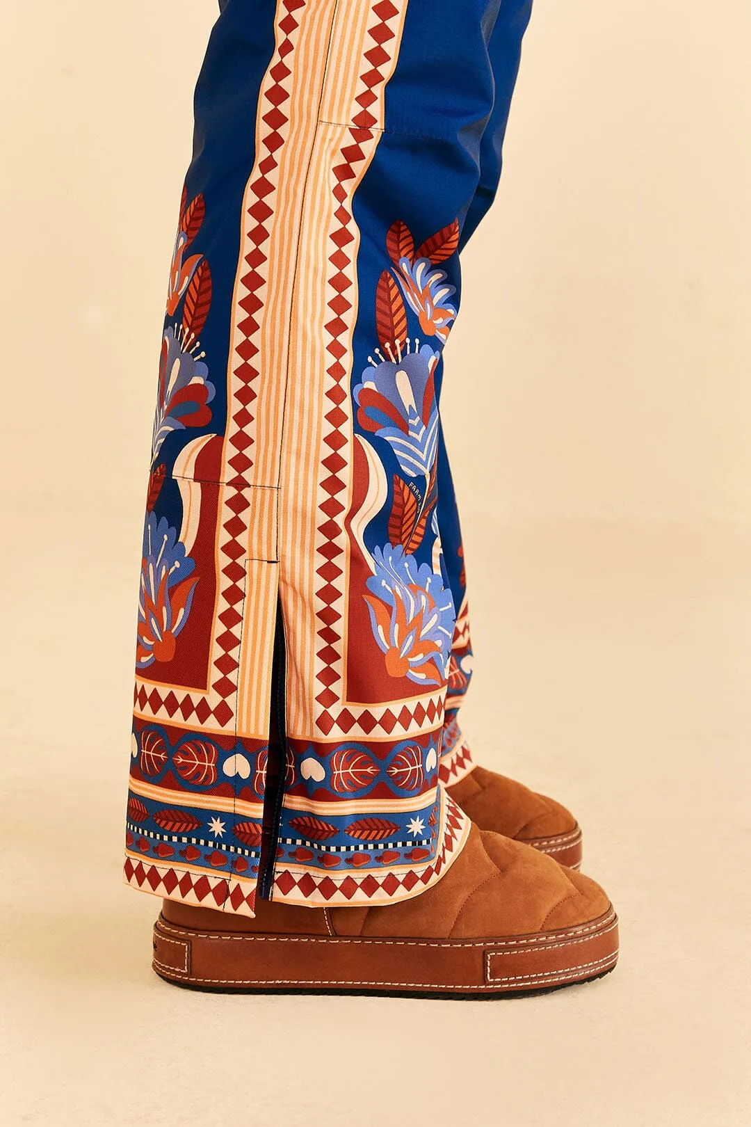 Blue Nature Beauty Ski Pants