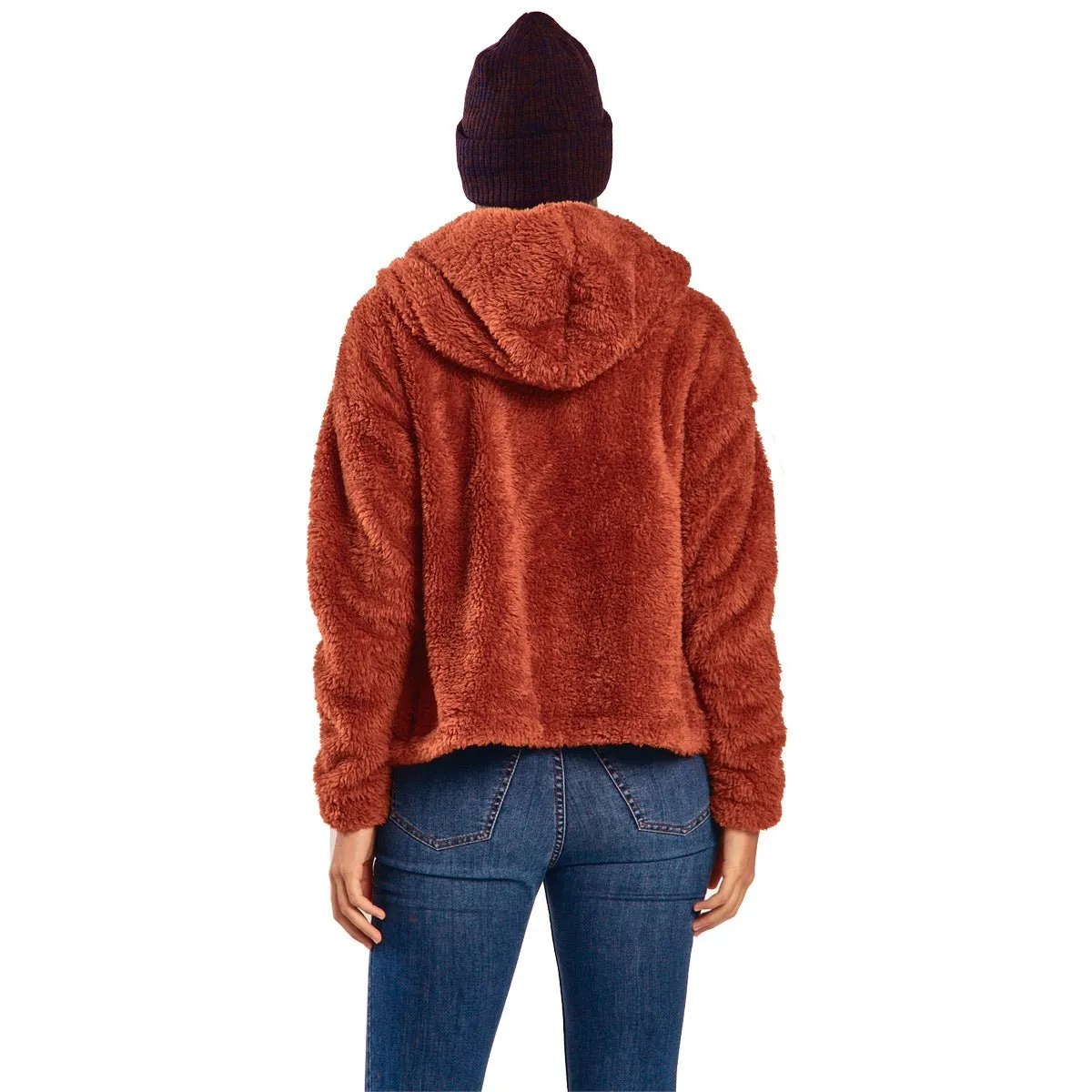 Cairns Sherpa Zip Up Hoodie Womens - Lightning Bolt ⚡