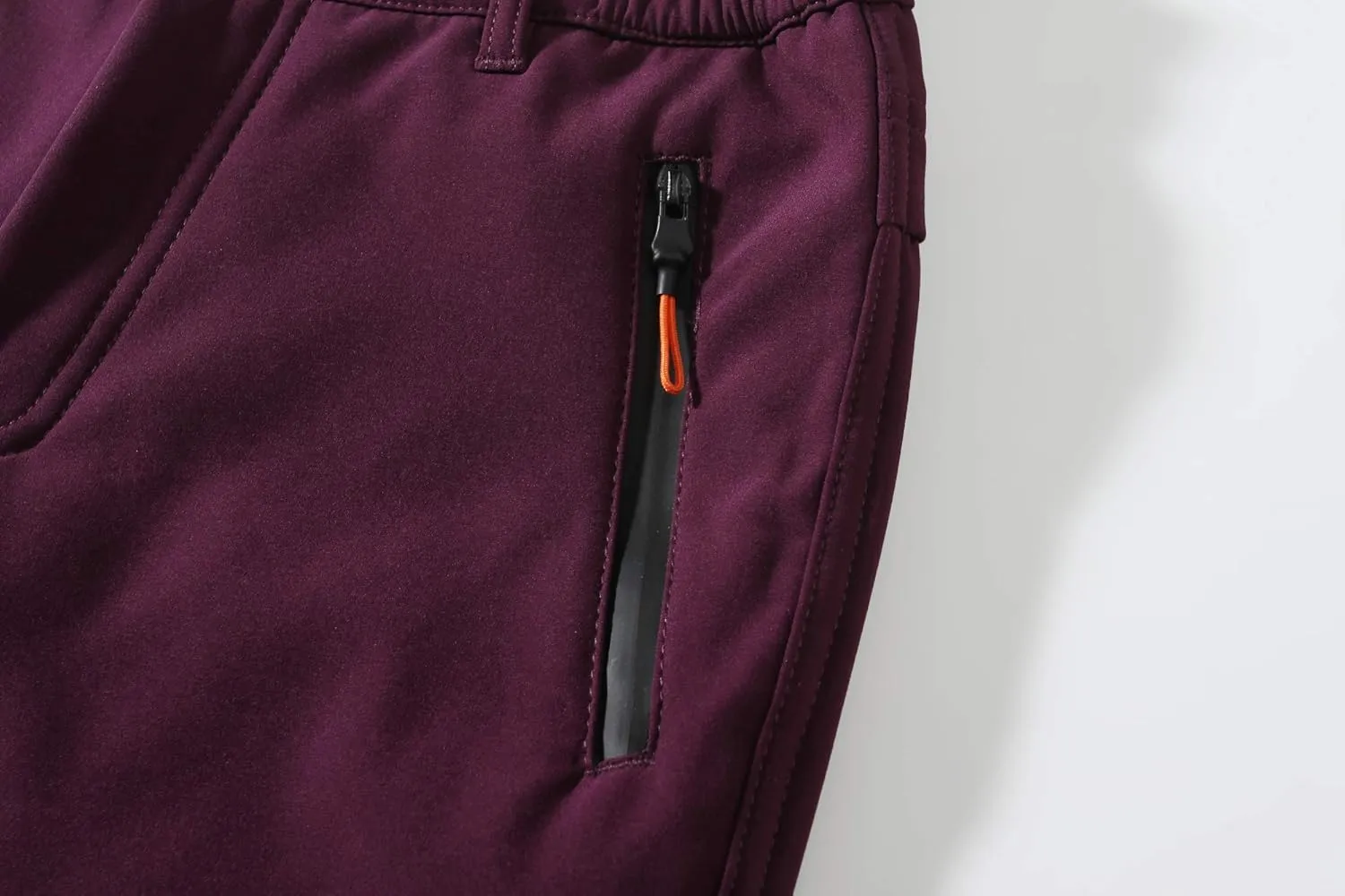 Camii Mia Women's Winter Warm Outdoor Slim Windproof Waterproof Ski Snow Fleece Hiking Pants