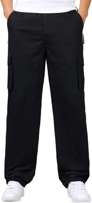 Cargo Pants for Men Relaxed Fit Elastic Running Athletic Sports Pants Casual Straight-Leg Trousers Mens Heavyweight