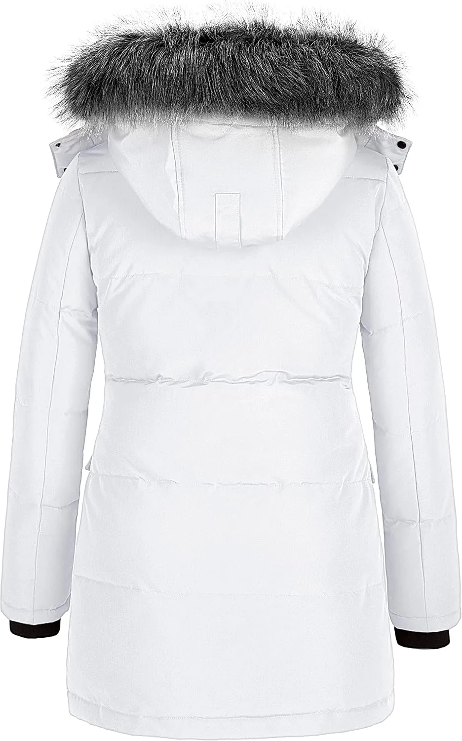 CHINMOON Women's Winter Coat Thickened Warm Parka Long Puffer Jacket