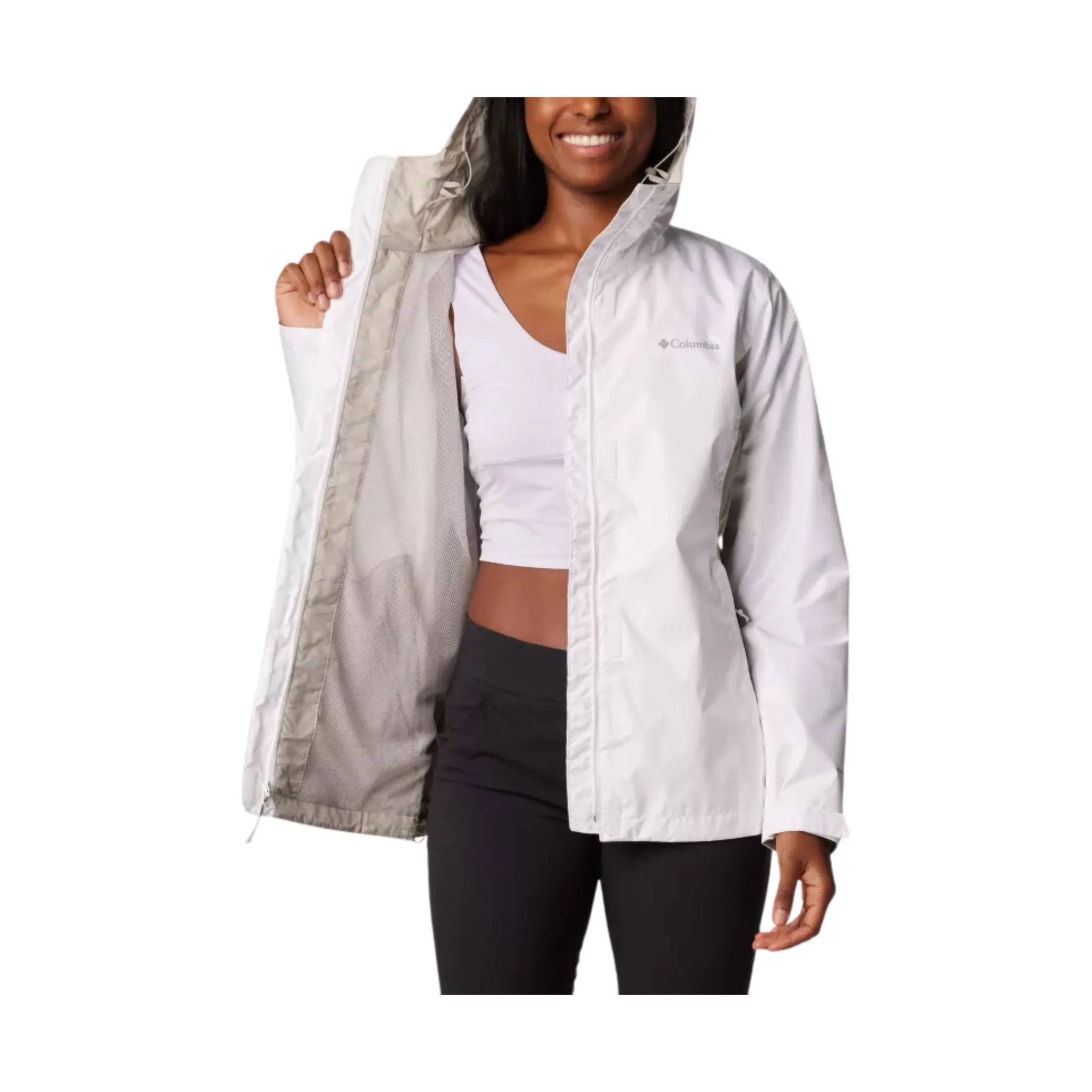 Columbia Women's Arcadia II Jacket - White/Flint Grey