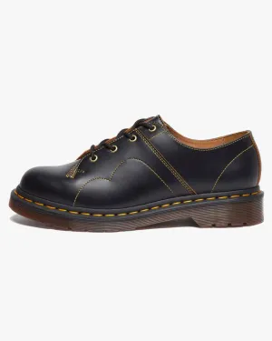 Dr Martens Archive Church Leather Shoes - Black Vintage Smooth