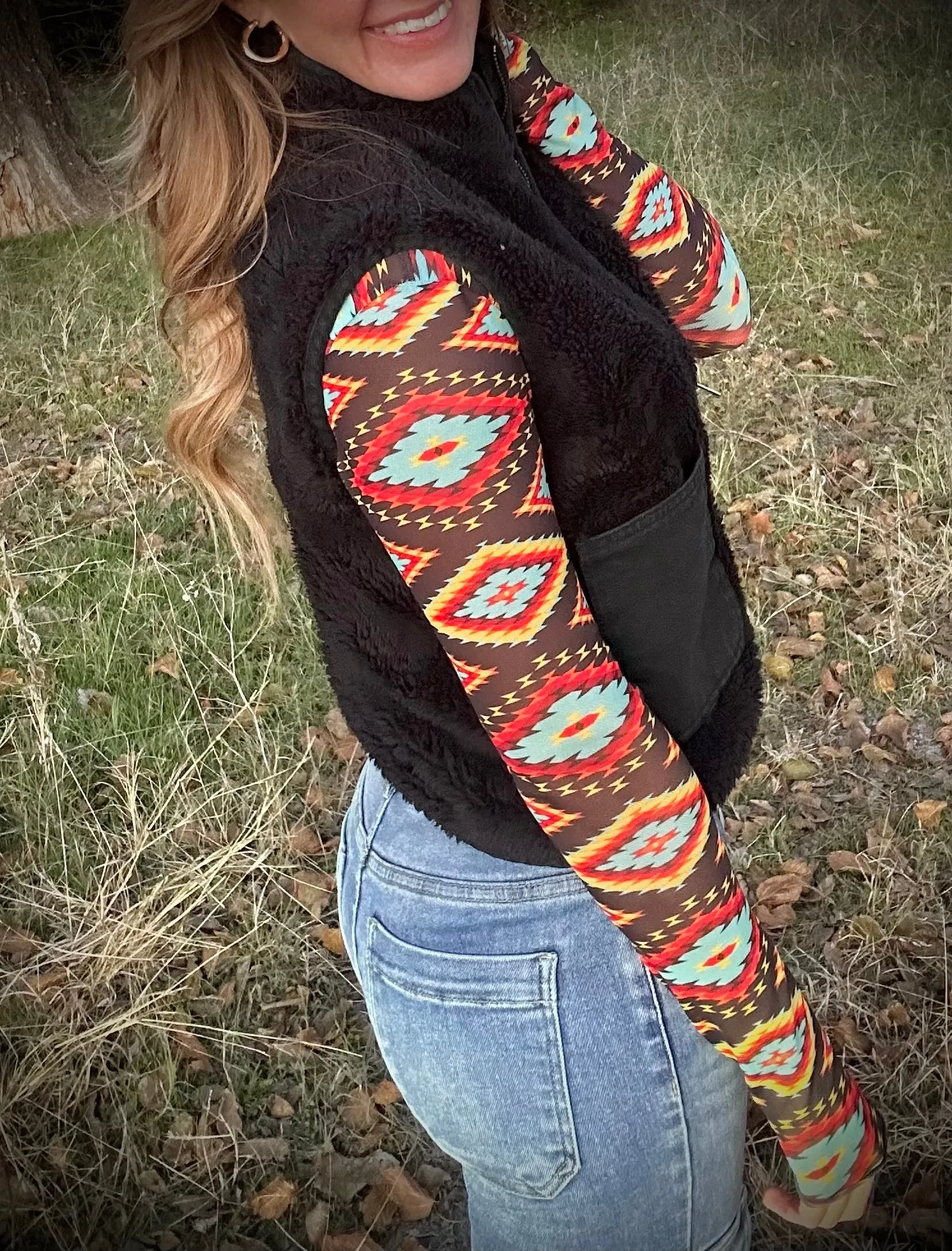 Fleece Zip Up Vest