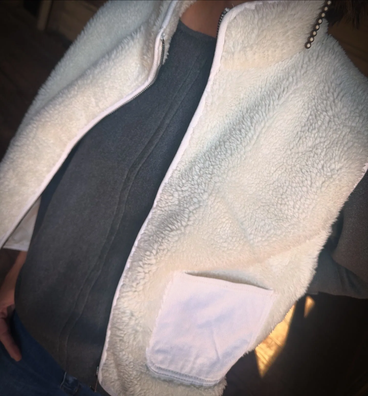 Fleece Zip Up Vest