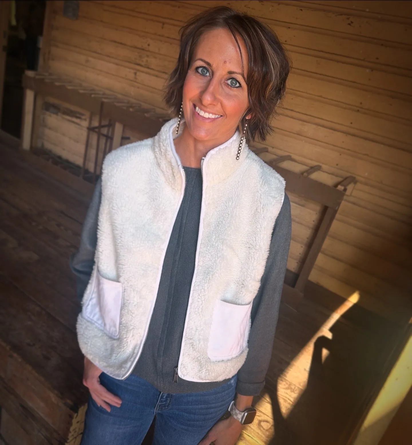 Fleece Zip Up Vest