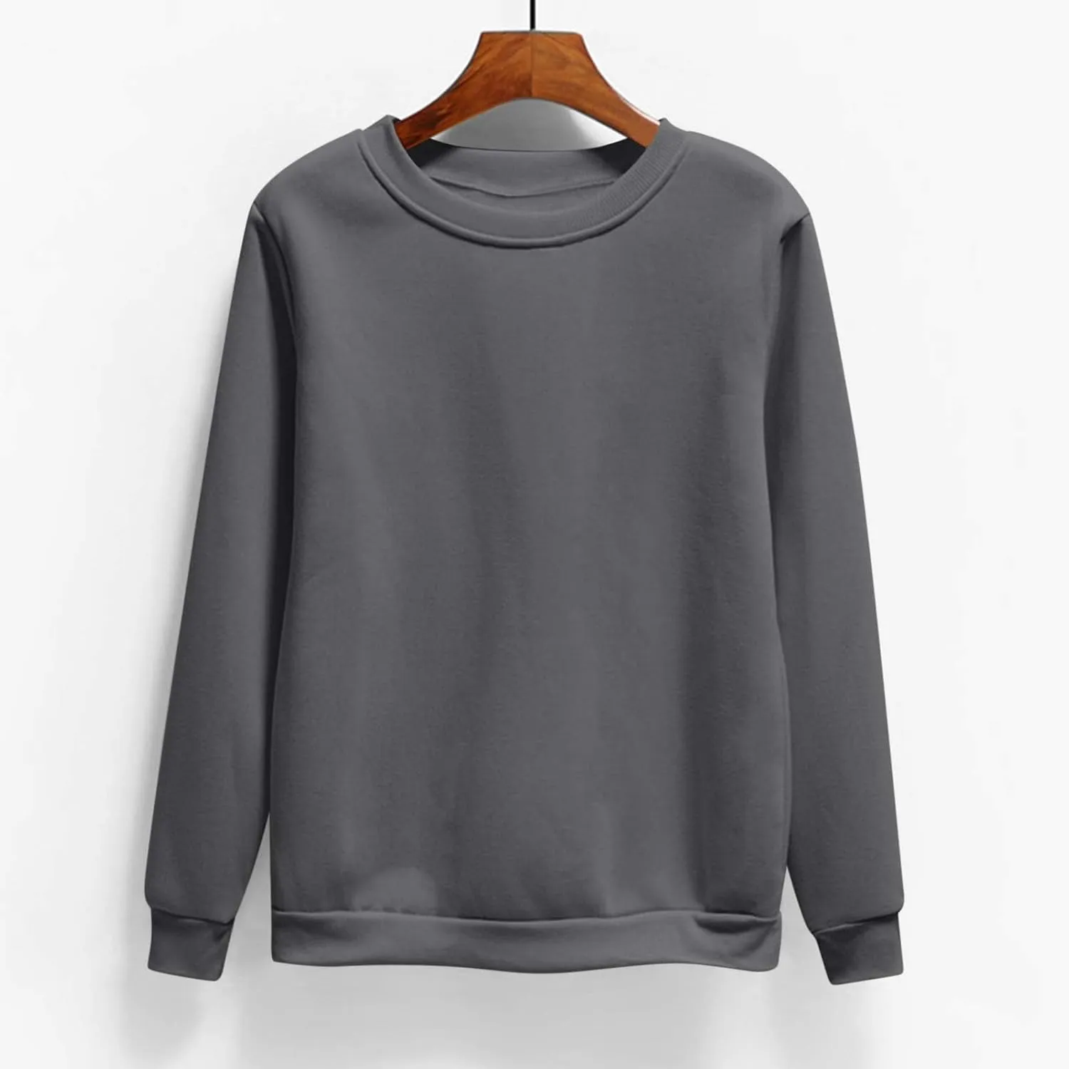 Lightweight Sweatshirts For Women Cute Long Sleeve Crewneck Oversized Pullovers Casual Loose Fall Fashion Outfits 2024
