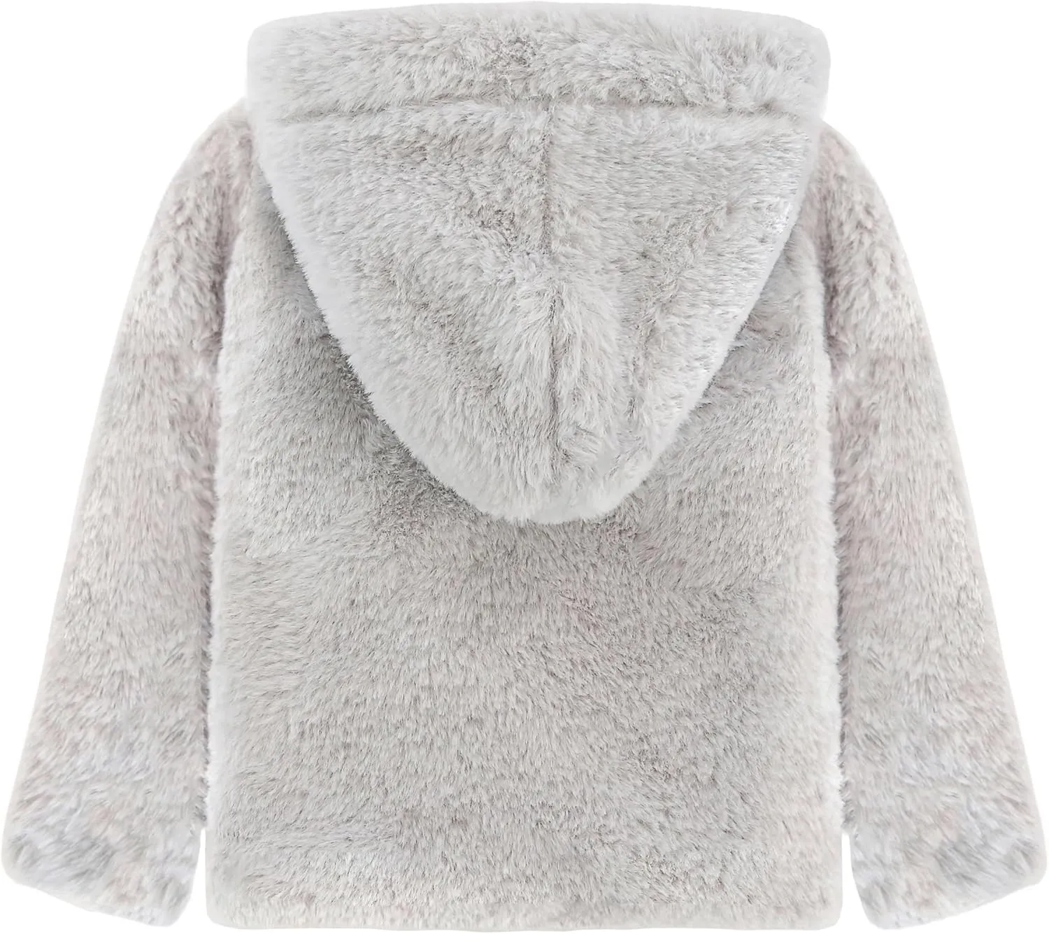 Lilax Girls Cozy Hooded Winter Faux Fur Jacket Coat
