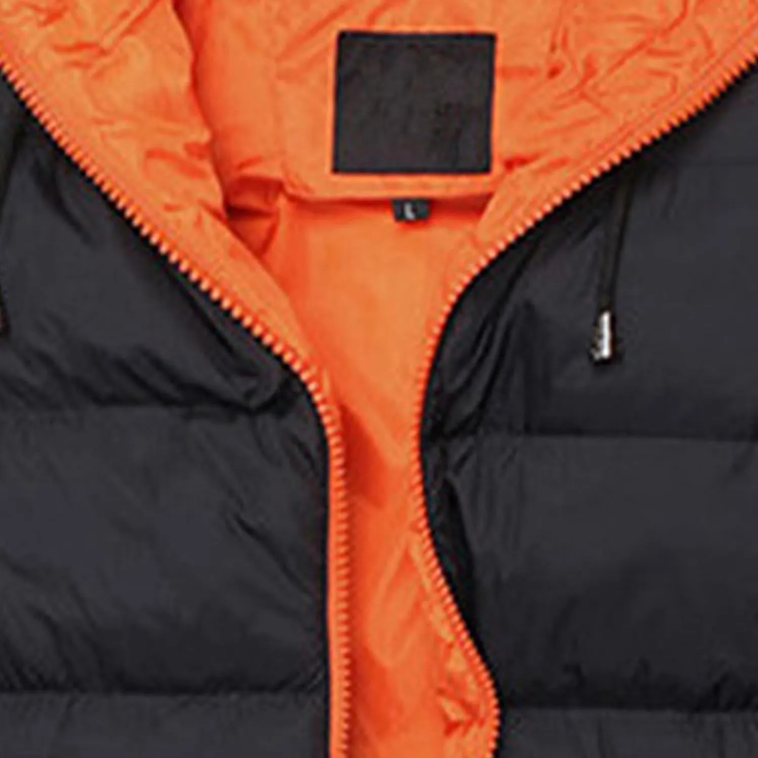 Maiyifu-GJ Men Hooded Winter Down Jackets Coat Thicken Padded Parka Warm Outerwear Lightweight Waterproof Hiking Coat