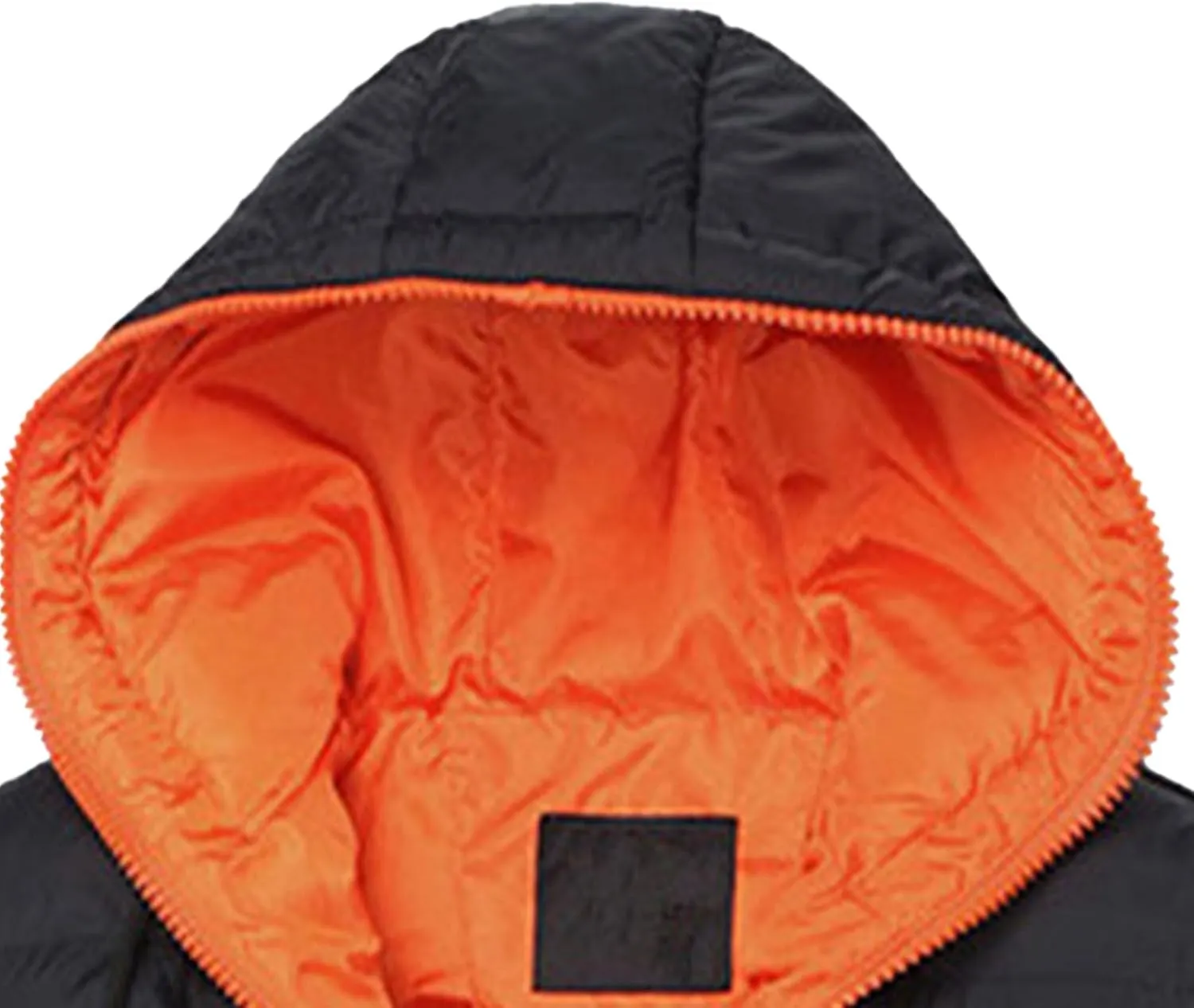 Maiyifu-GJ Men Hooded Winter Down Jackets Coat Thicken Padded Parka Warm Outerwear Lightweight Waterproof Hiking Coat