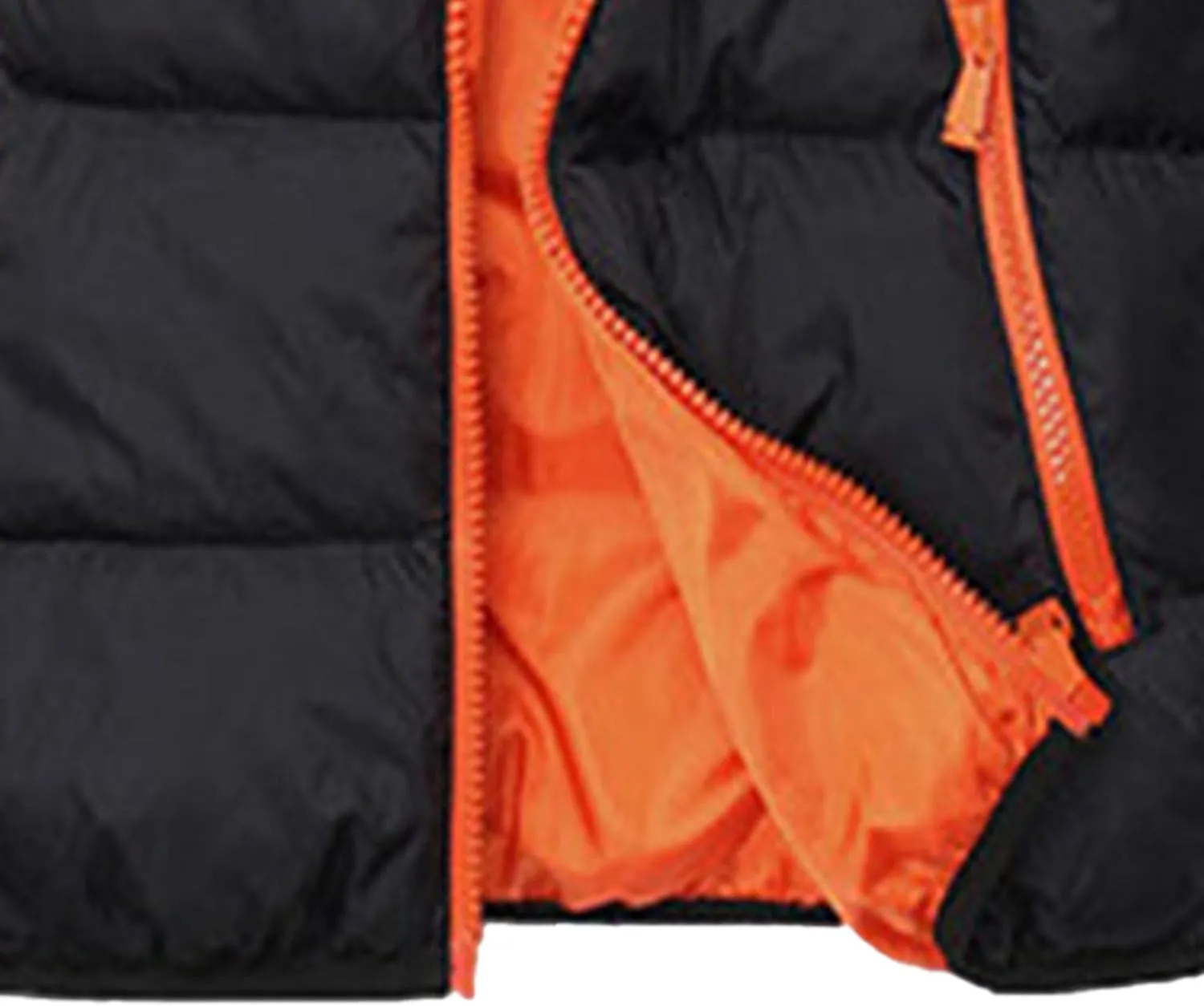 Maiyifu-GJ Men Hooded Winter Down Jackets Coat Thicken Padded Parka Warm Outerwear Lightweight Waterproof Hiking Coat