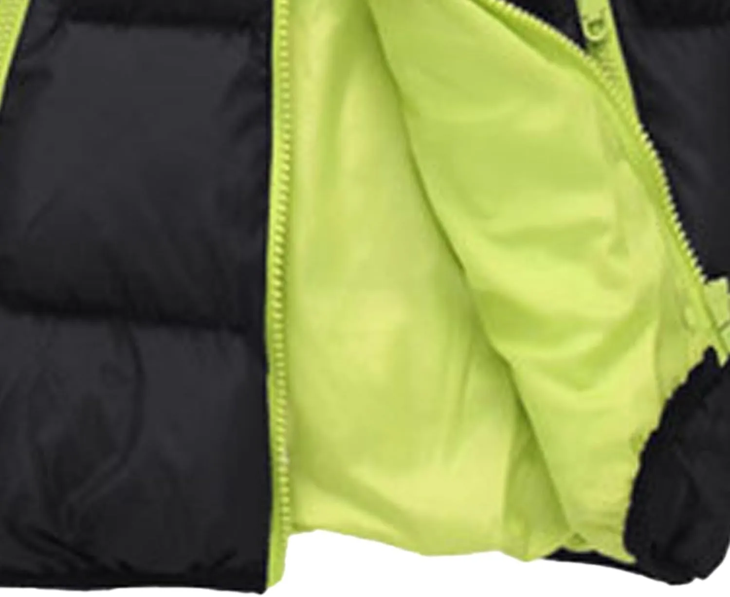 Maiyifu-GJ Men Hooded Winter Down Jackets Coat Thicken Padded Parka Warm Outerwear Lightweight Waterproof Hiking Coat