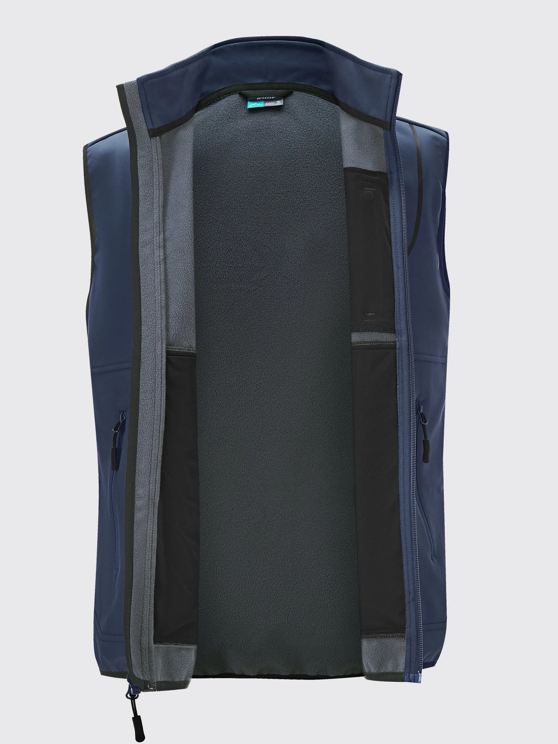 Men's Fleece Lined Soft Shell Vest