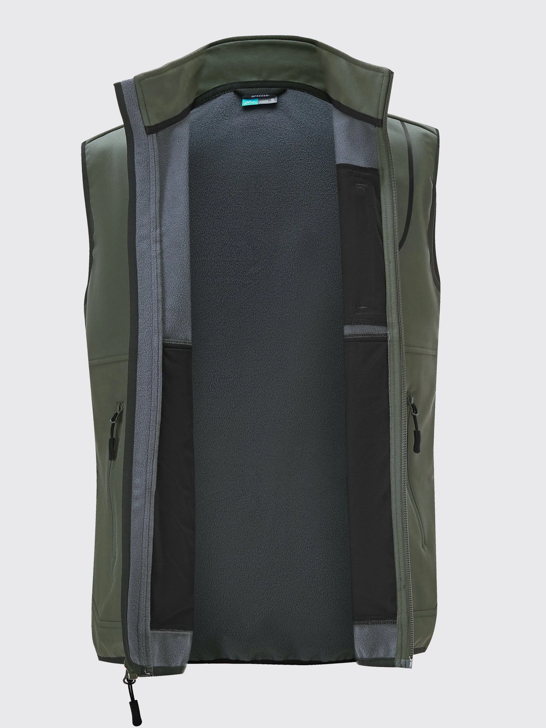 Men's Fleece Lined Soft Shell Vest