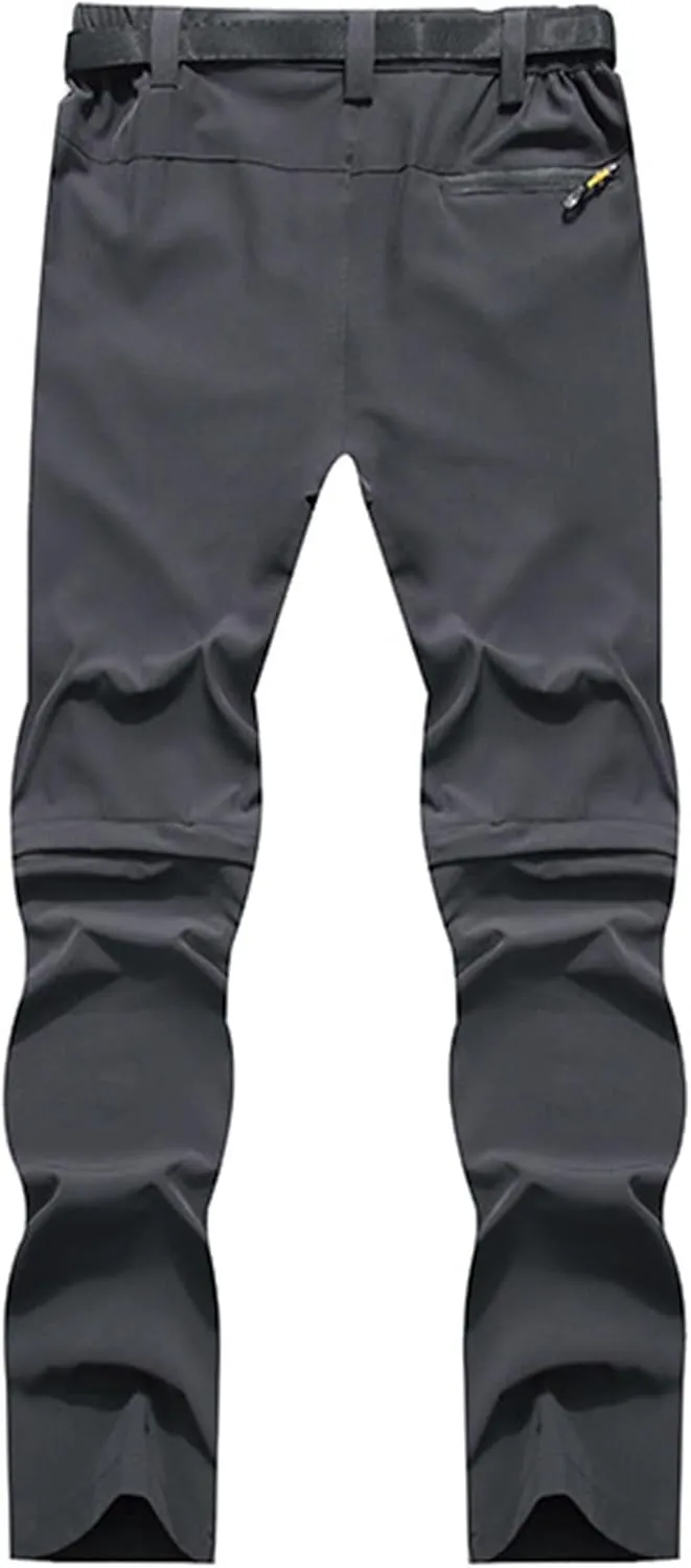 Men's Joggers Athletic Sweatpants Casual Windproof Slim Fit Hiking Workout Running Pants Trousers with Zipper Pockets