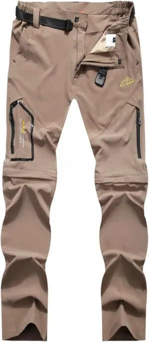 Men's Joggers Athletic Sweatpants Casual Windproof Slim Fit Hiking Workout Running Pants Trousers with Zipper Pockets