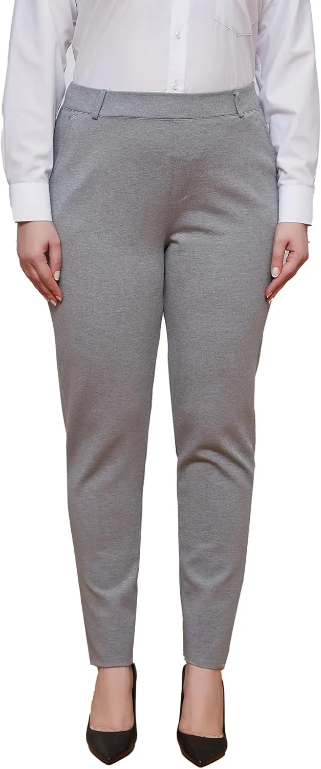 MGWDT Pants for Women's Dress Stretchy Blazer Business Pull On Work Pants
