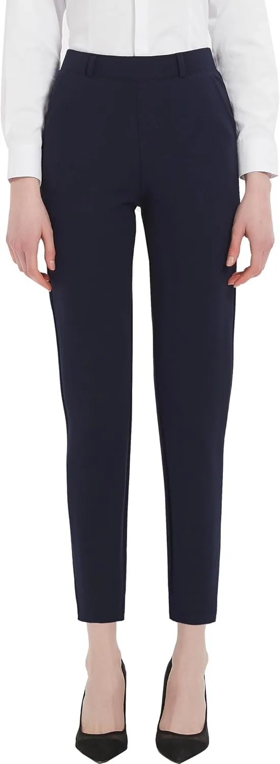 MGWDT Pants for Women's Dress Stretchy Blazer Business Pull On Work Pants