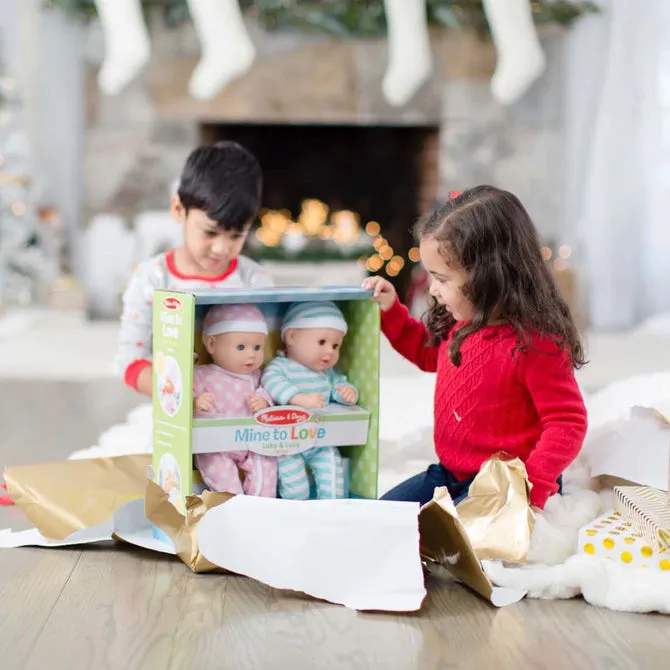 Mine to Love Twin Dolls - Luke & Lucy