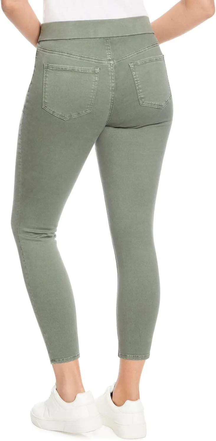 Nine West Women's Heidi Pull On High Waist Stretchy Skinny Leggings