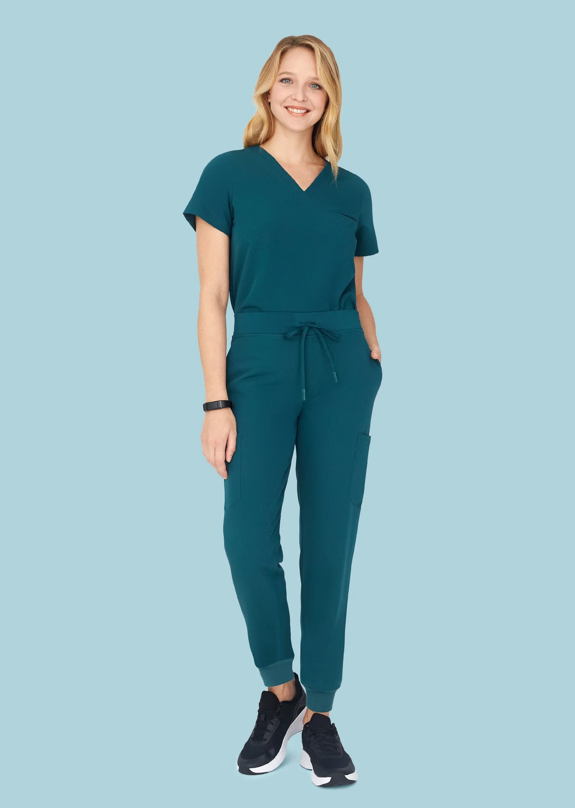 One Pocket Top Caribbean Blue