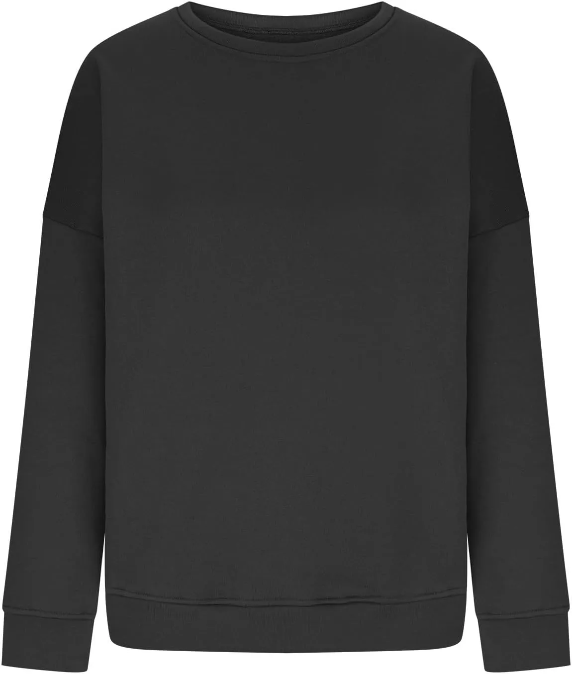 Oversized Crewneck Sweatshirt Women Fall Pullover Fleece Long Sleeve Shirts Teen Girls Cute Sweater Preppy Clothes