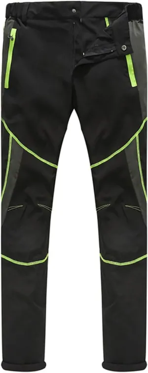 Pants For Men Mens Trendy Waterproof Pants Splice Windproof Trousers Softshell Outdoor Hiking Trousers Cargo Pants