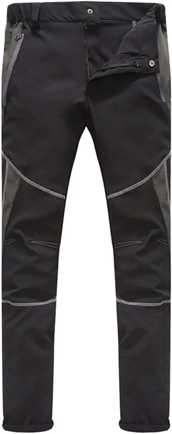 Pants For Men Mens Waterproof Pants Splice Windproof Trousers Casual Softshell Outdoor Hiking Trousers Cargo Pants