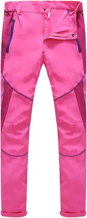 Pants For Men Mens Waterproof Pants Splice Windproof Trousers Casual Softshell Outdoor Hiking Trousers Cargo Pants
