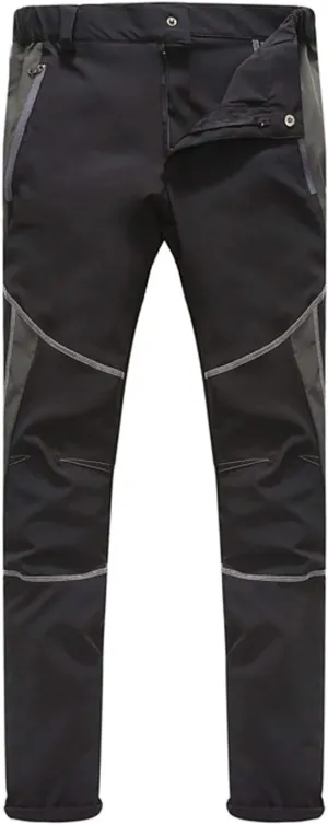 Pants For Men Mens Waterproof Pants Splice Windproof Trousers Casual Softshell Outdoor Hiking Trousers Cargo Pants