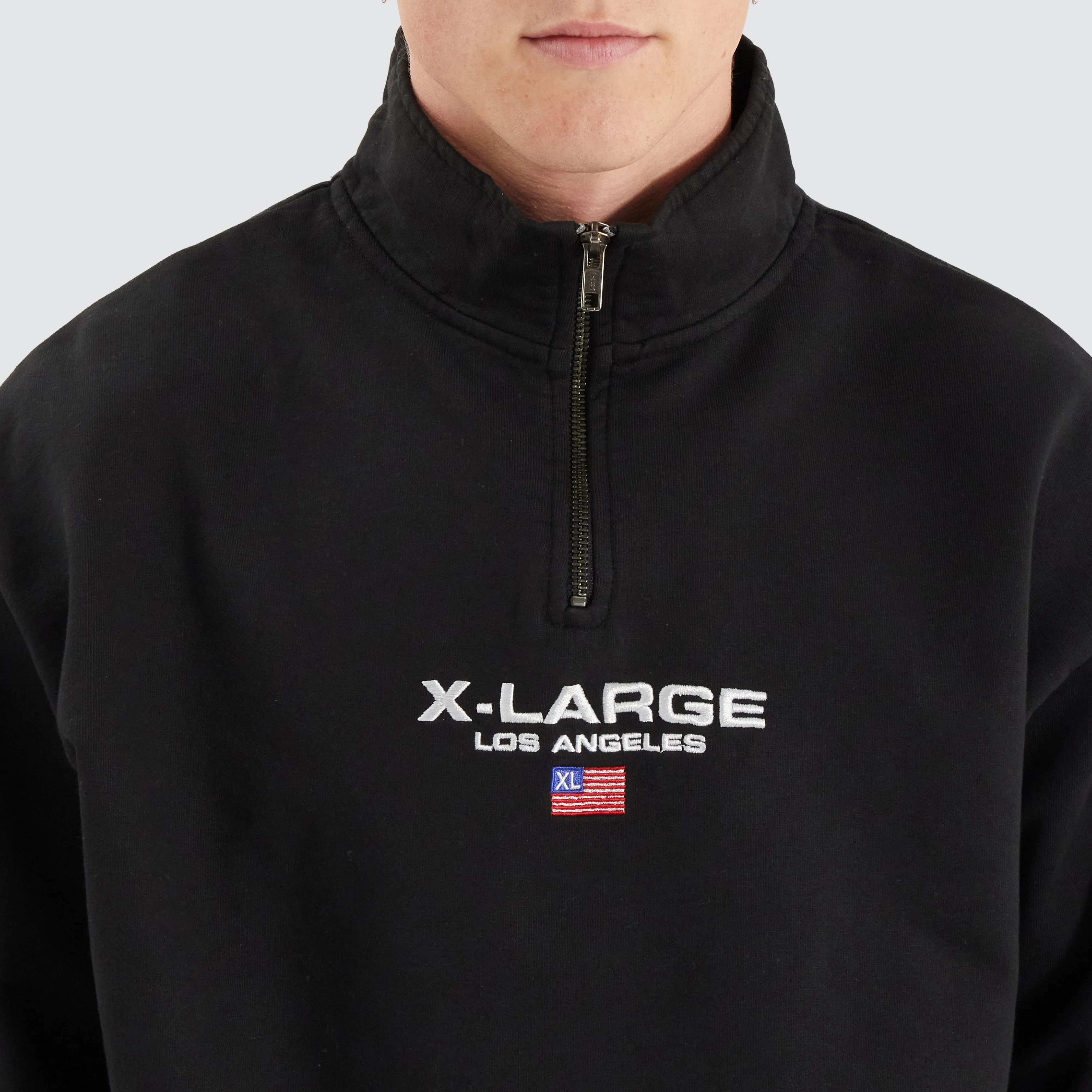 Quarter Zip Crew Pigment Black