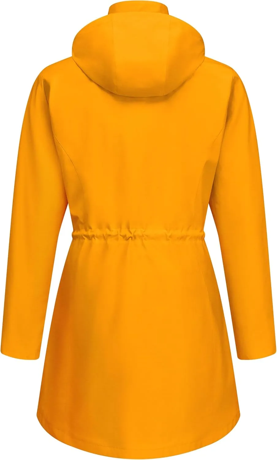 Rain Jacket Women Waterproof Long Lightweight Raincoat Hooded Windbreaker Outdoor Trench Coat
