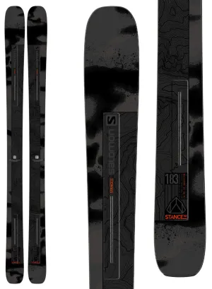 Salomon Stance 102 Snow Skis   Warden MNC 13 Bindings Mens