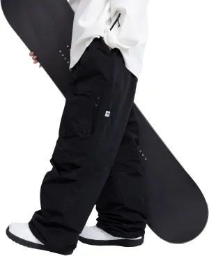 SNOWVERB Womens Mens Baggy Ski Insulated Pants Waterproof Cargo Snow Pants Snowboard Outdoor Hiking Pants for Winter Sports