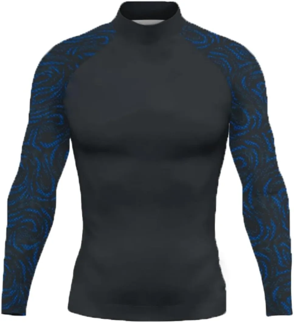 Surfing Shirts Sun Protection Clothing Men Cooling Dive Shirts Long Sleeve Quick Dry Swimsuit for Men