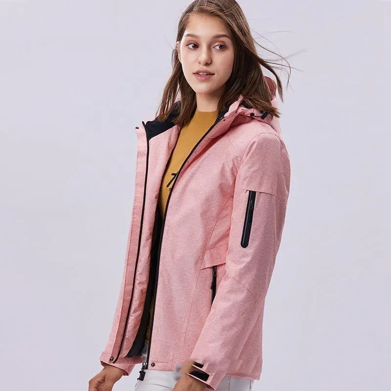 USB Charging Heating Suit Men's Ski Hoodie Jacket
