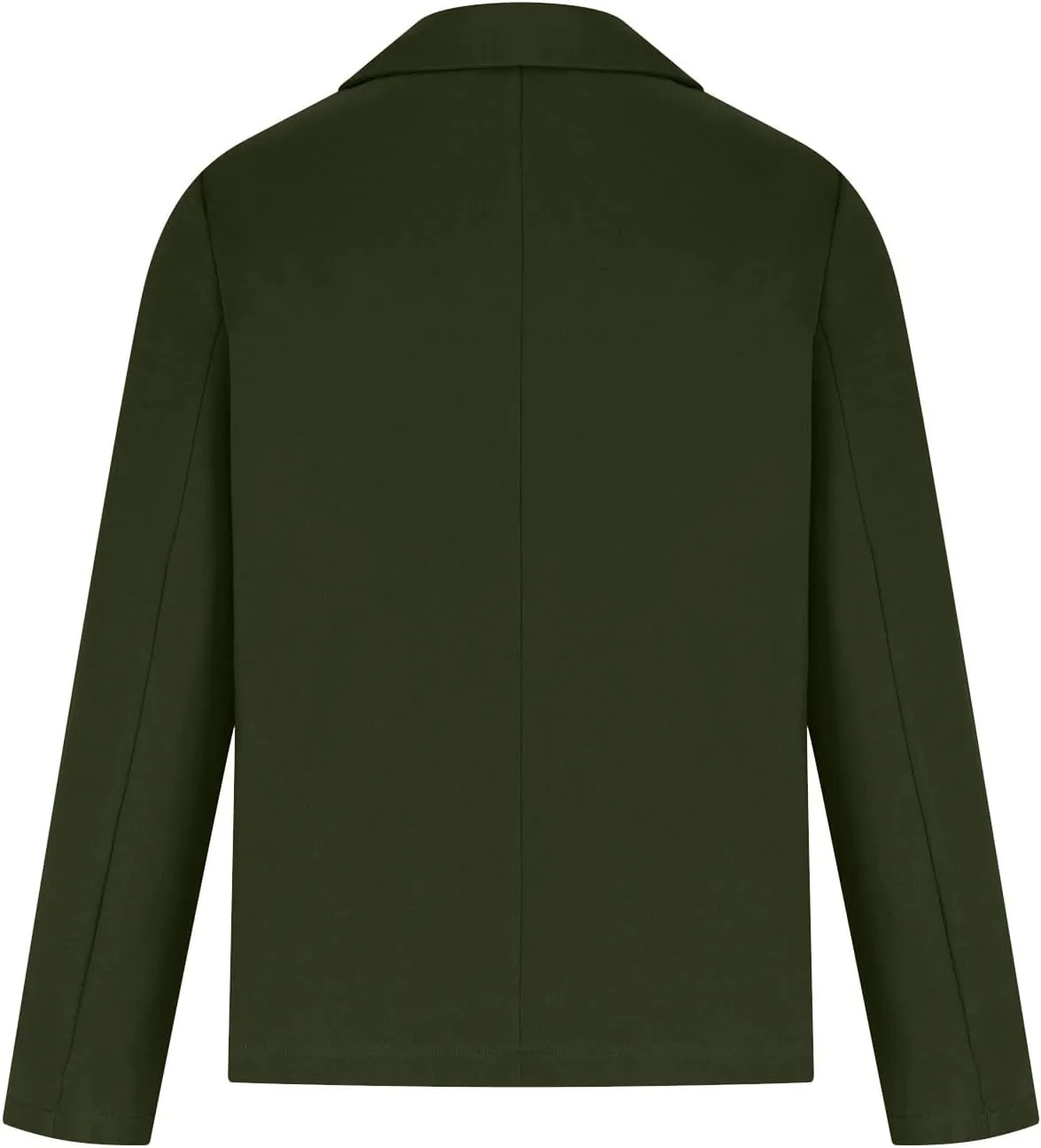 Women's 2024 Fall Business Casual Blazers Open Front Trendy Work Office Blazer Jacket Long Sleeve Solid Color Outwear