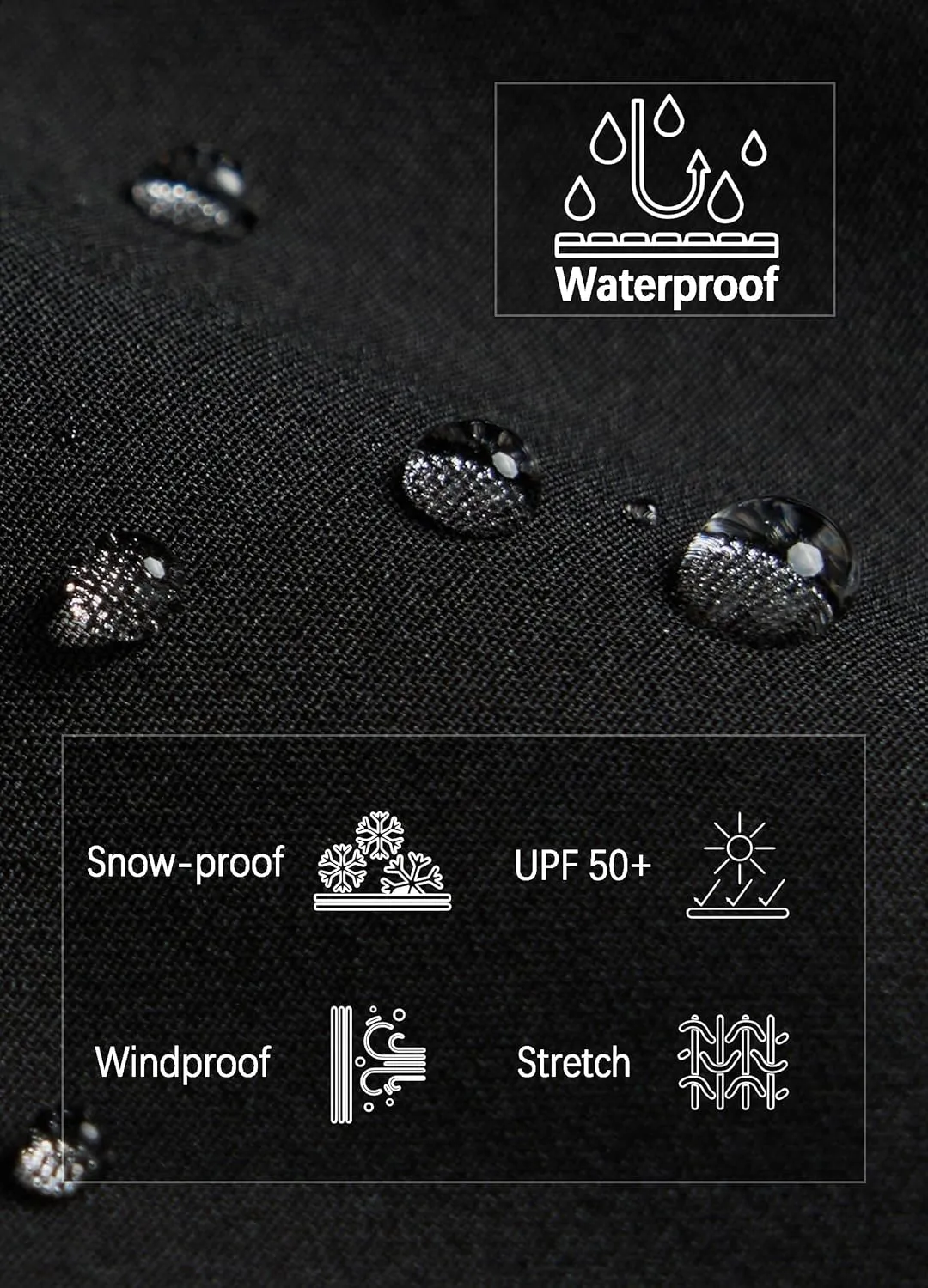 Women's Fleece Lined Waterproof Hiking Pants Insulated Softshell Warm Outdoor Winter Snow Ski Pants
