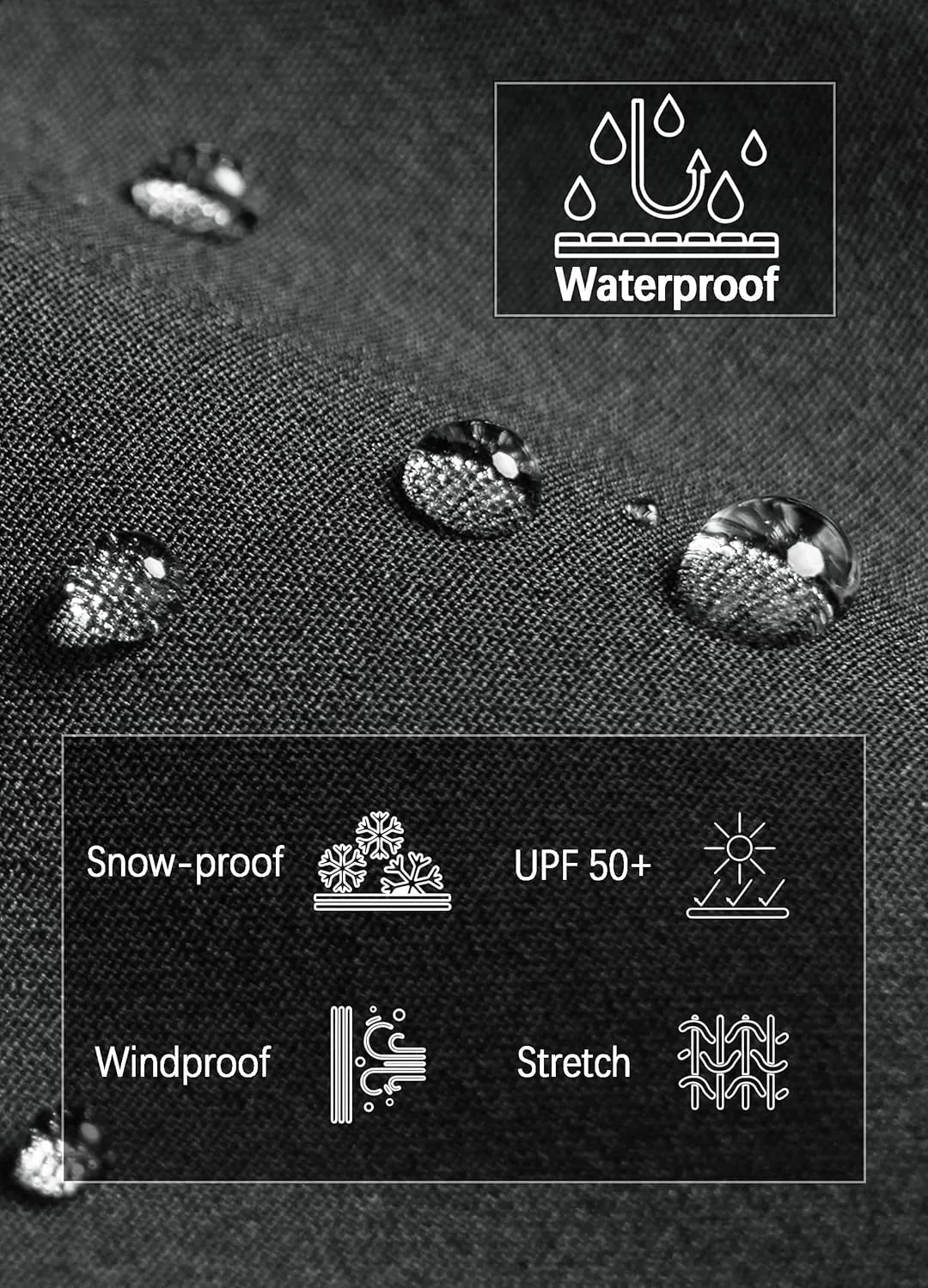 Women's Fleece Lined Waterproof Hiking Pants Insulated Softshell Warm Outdoor Winter Snow Ski Pants