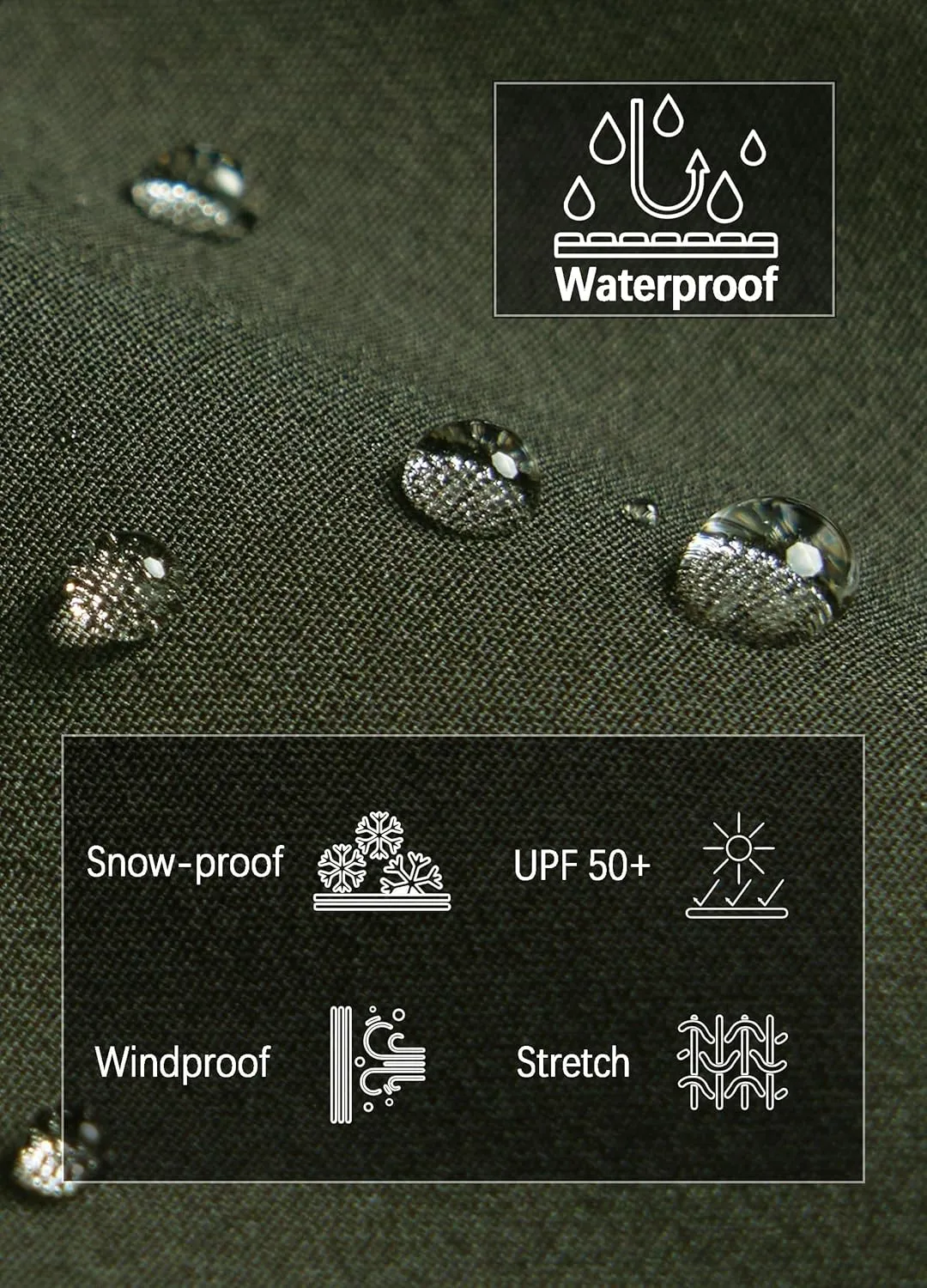 Women's Fleece Lined Waterproof Hiking Pants Insulated Softshell Warm Outdoor Winter Snow Ski Pants