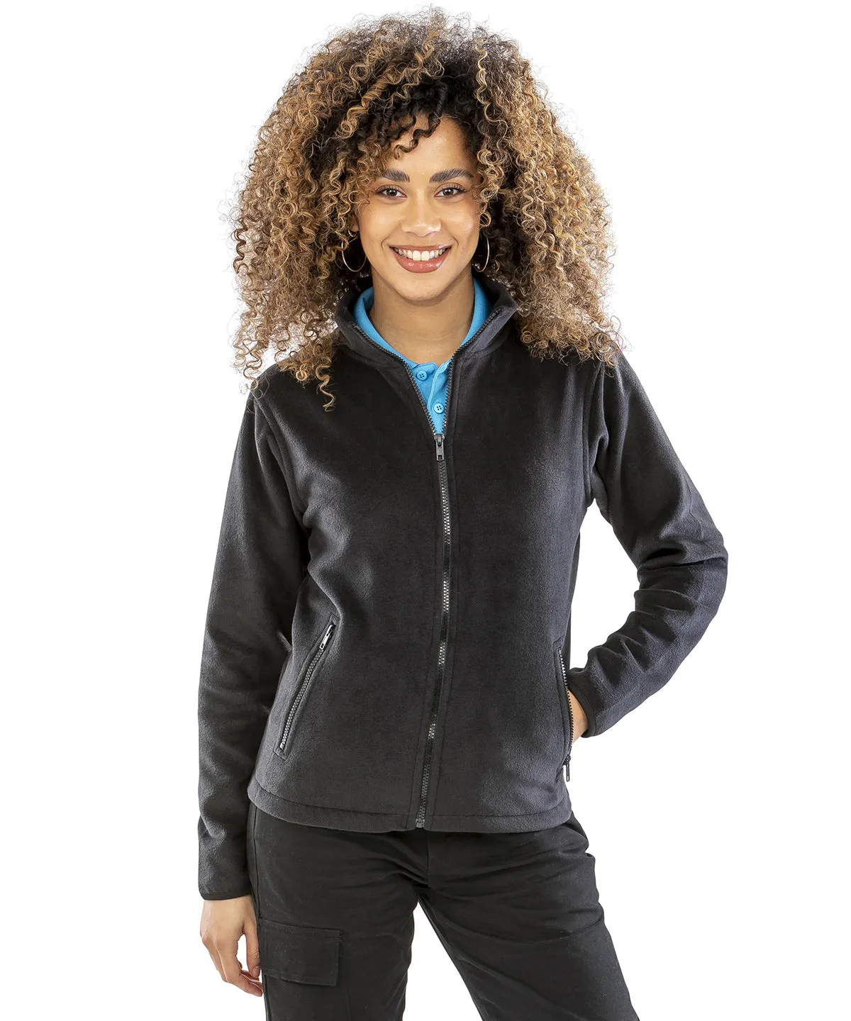 Womens Norse outdoor fleece | Black