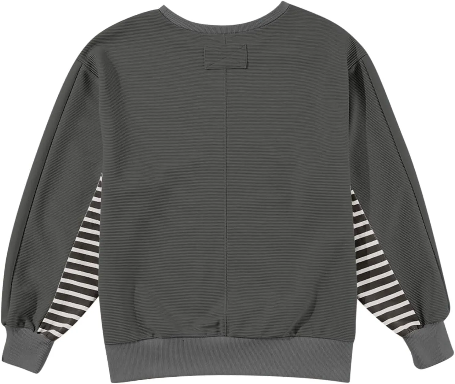 Women's Oversized Sweatshirts Trendy Long Sleeve Crew Neck Corduroy Pullover Tops Loose Comfy Fall Outfits 2024