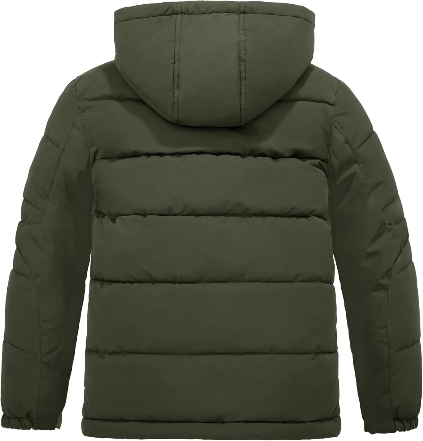 ZSHOW Boys' Hooded Puffer Jacket Waterproof Warm Winter Coat Soft Fleece Lined Outerwear Jacket