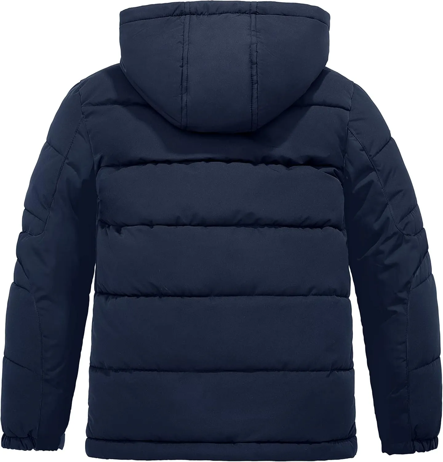 ZSHOW Boys' Hooded Puffer Jacket Waterproof Warm Winter Coat Soft Fleece Lined Outerwear Jacket