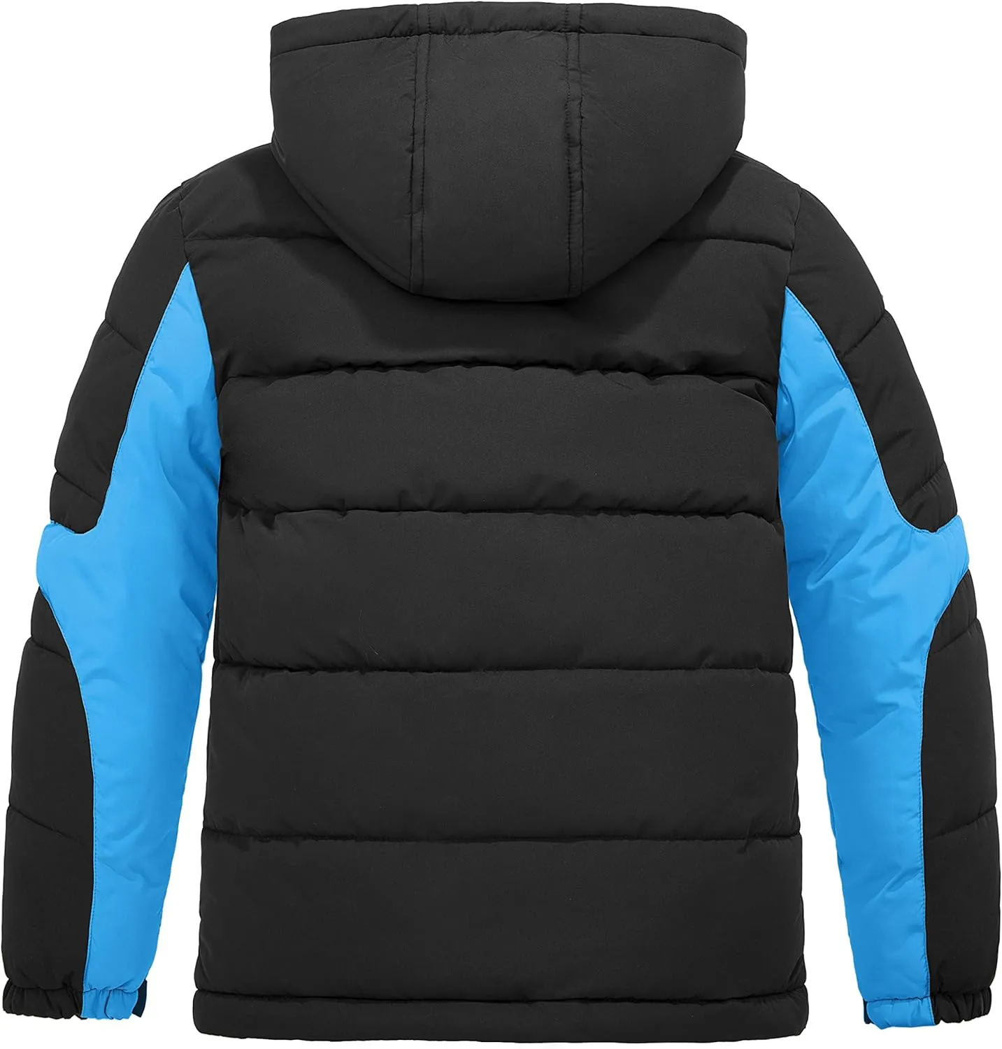 ZSHOW Boys' Hooded Puffer Jacket Waterproof Warm Winter Coat Soft Fleece Lined Outerwear Jacket